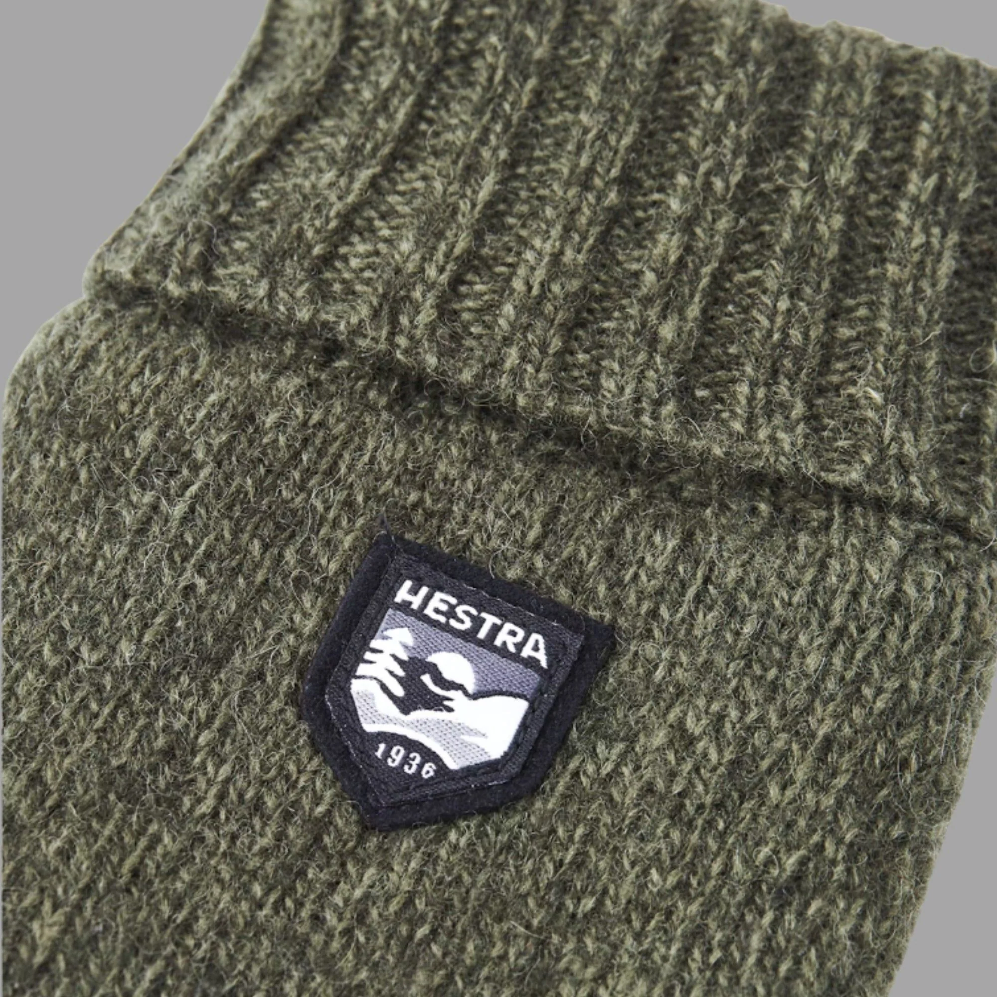 Basic Wool Glove - Olive - Image 3