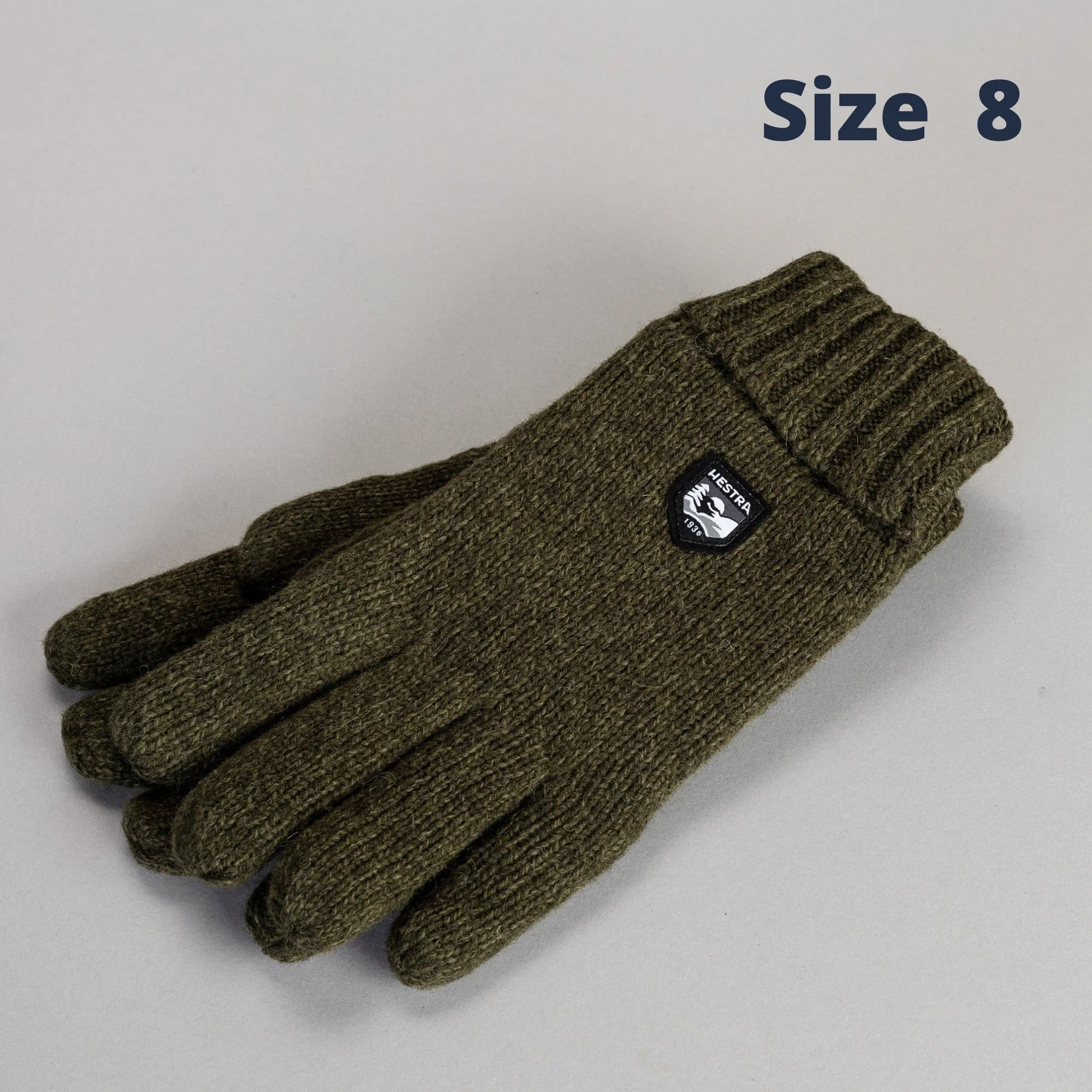 Basic Wool Glove - Olive - Image 4
