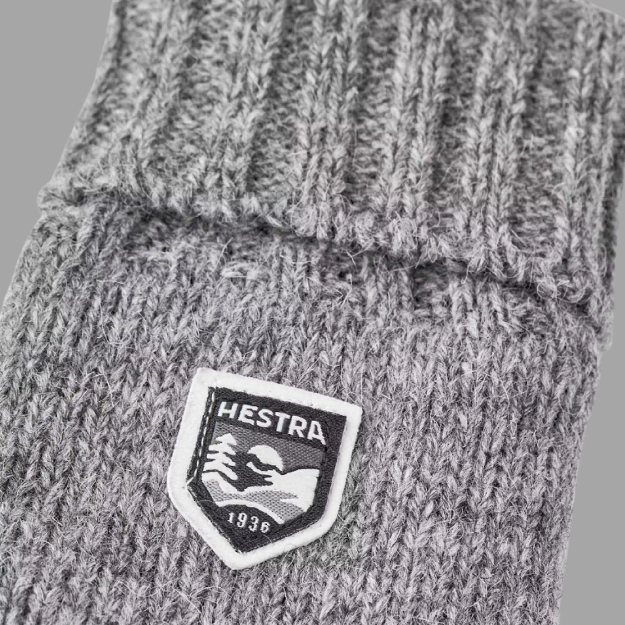 Basic Wool Glove - Grey - Image 3