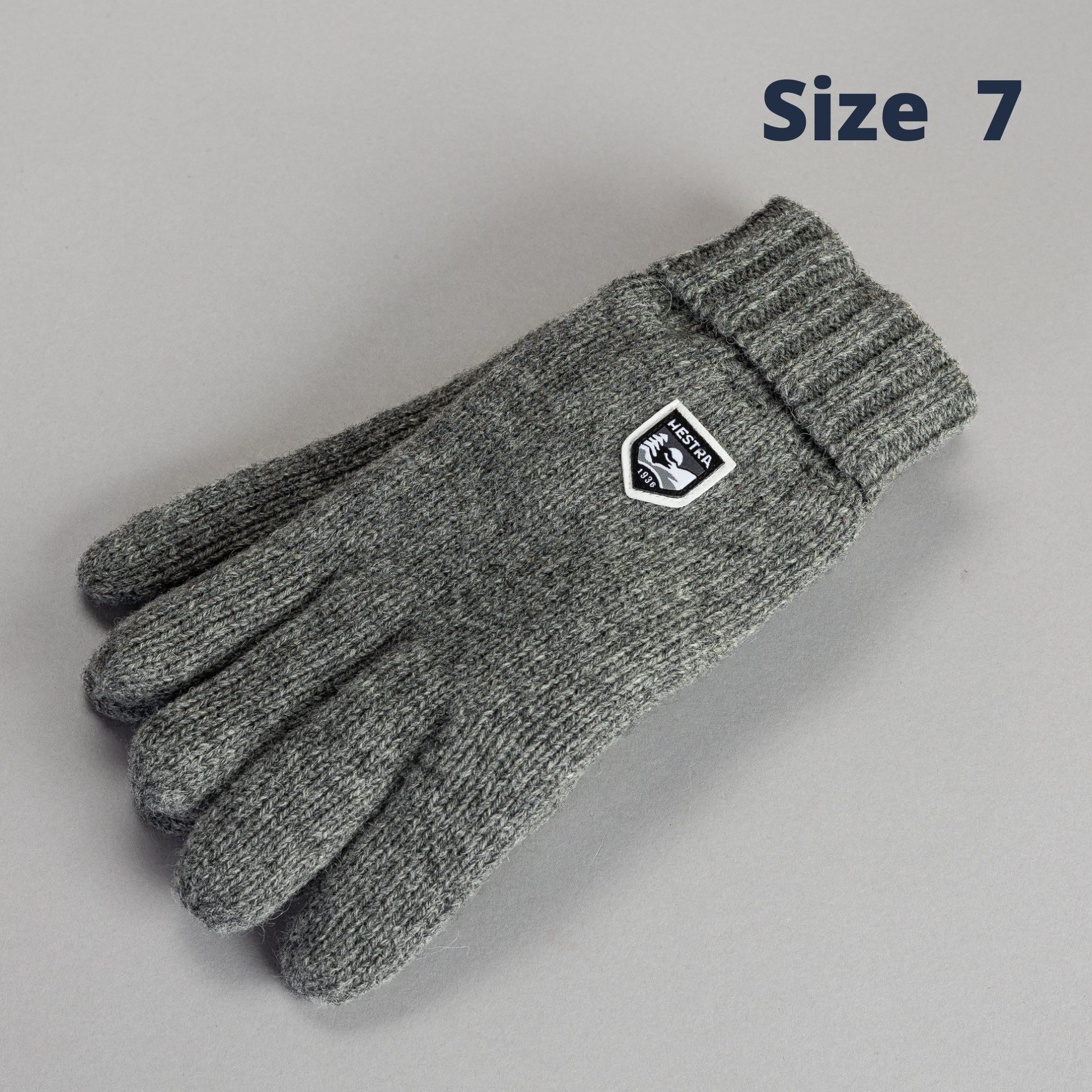Basic Wool Glove - Grey - Image 5