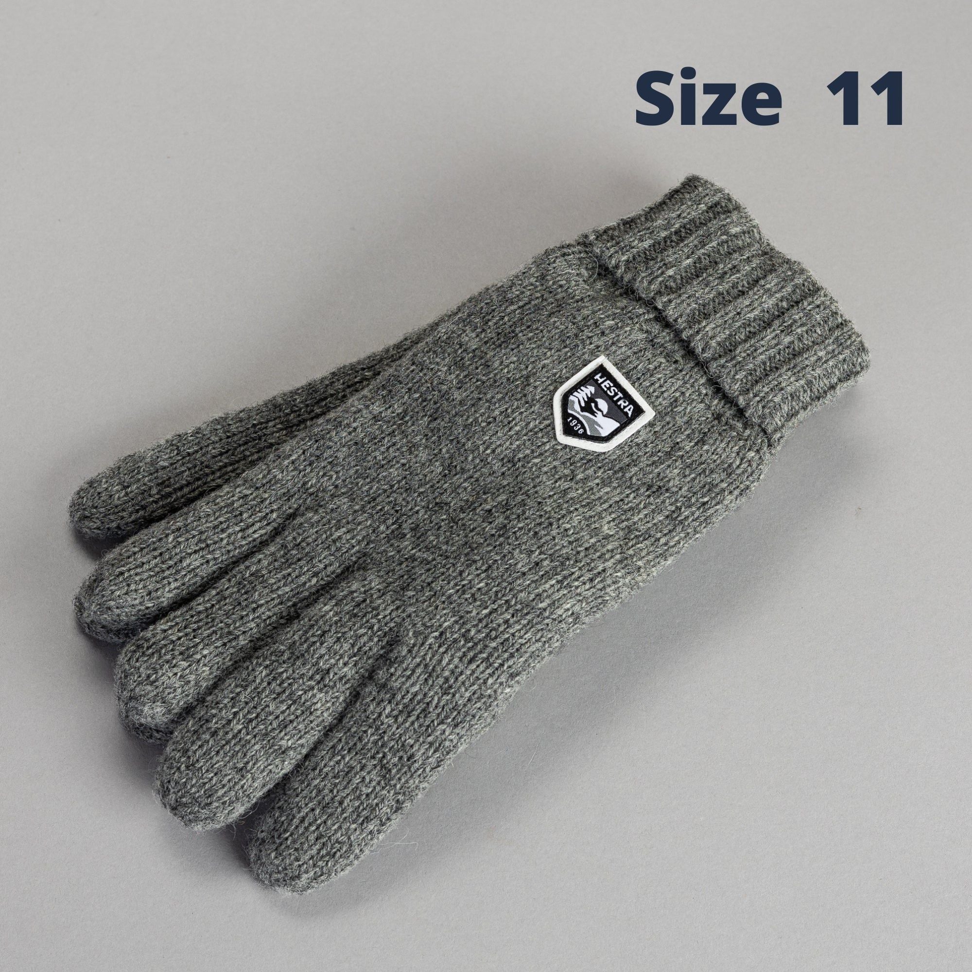 Basic Wool Glove - Grey - Image 8