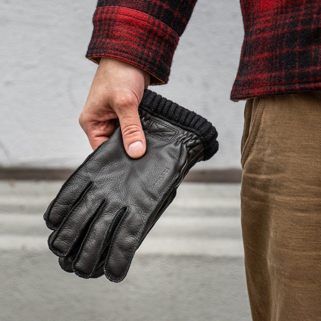 Gloves Deerskin Primaloft - BLACK - Image 10