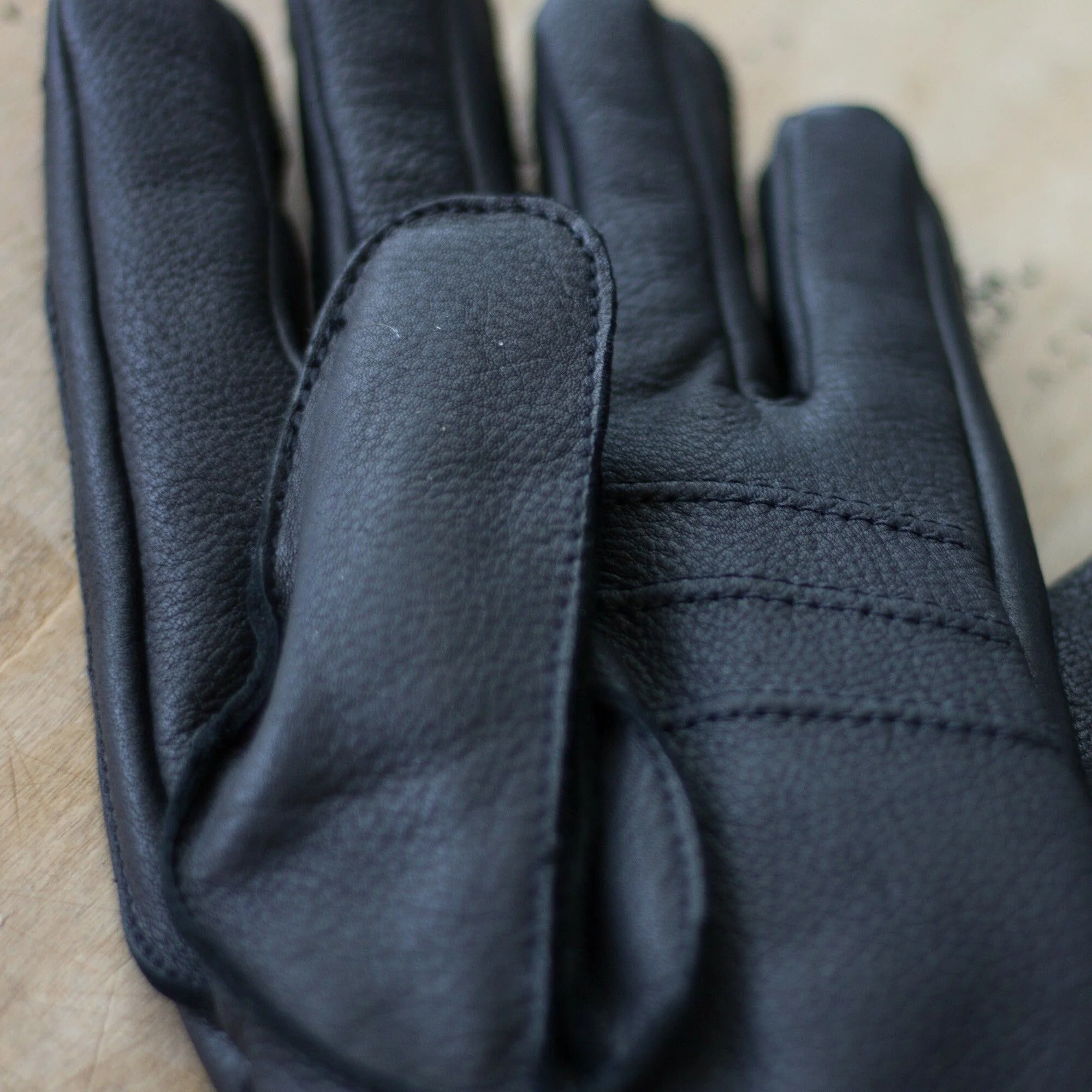 Gloves Deerskin Primaloft - BLACK - Image 11
