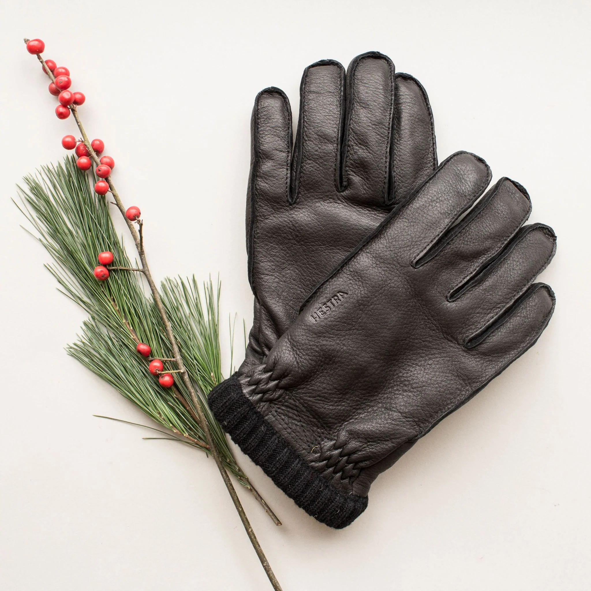 Gloves Deerskin Primaloft - BLACK - Image 8