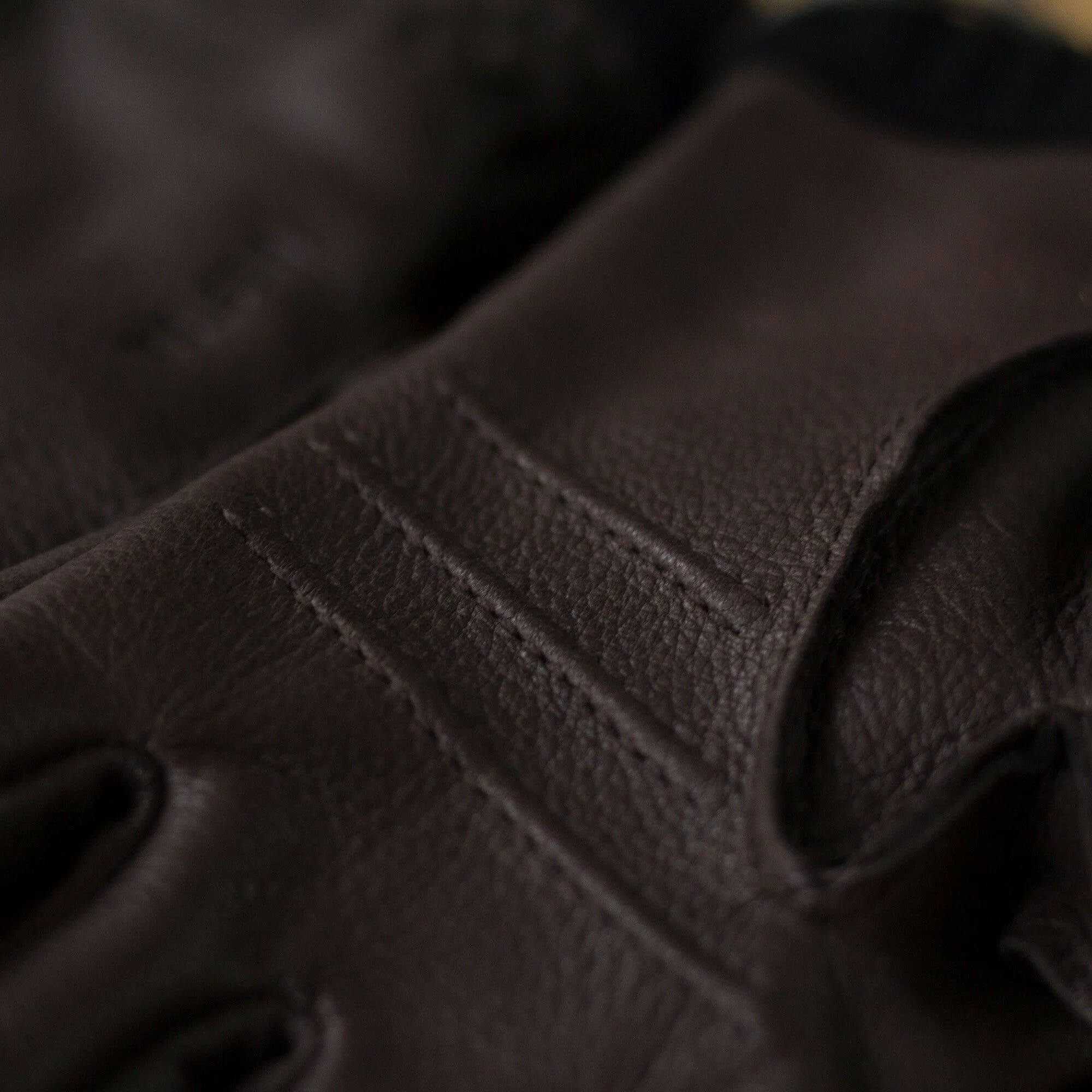 Gloves Deerskin Primaloft - DARK BROWN - Image 16