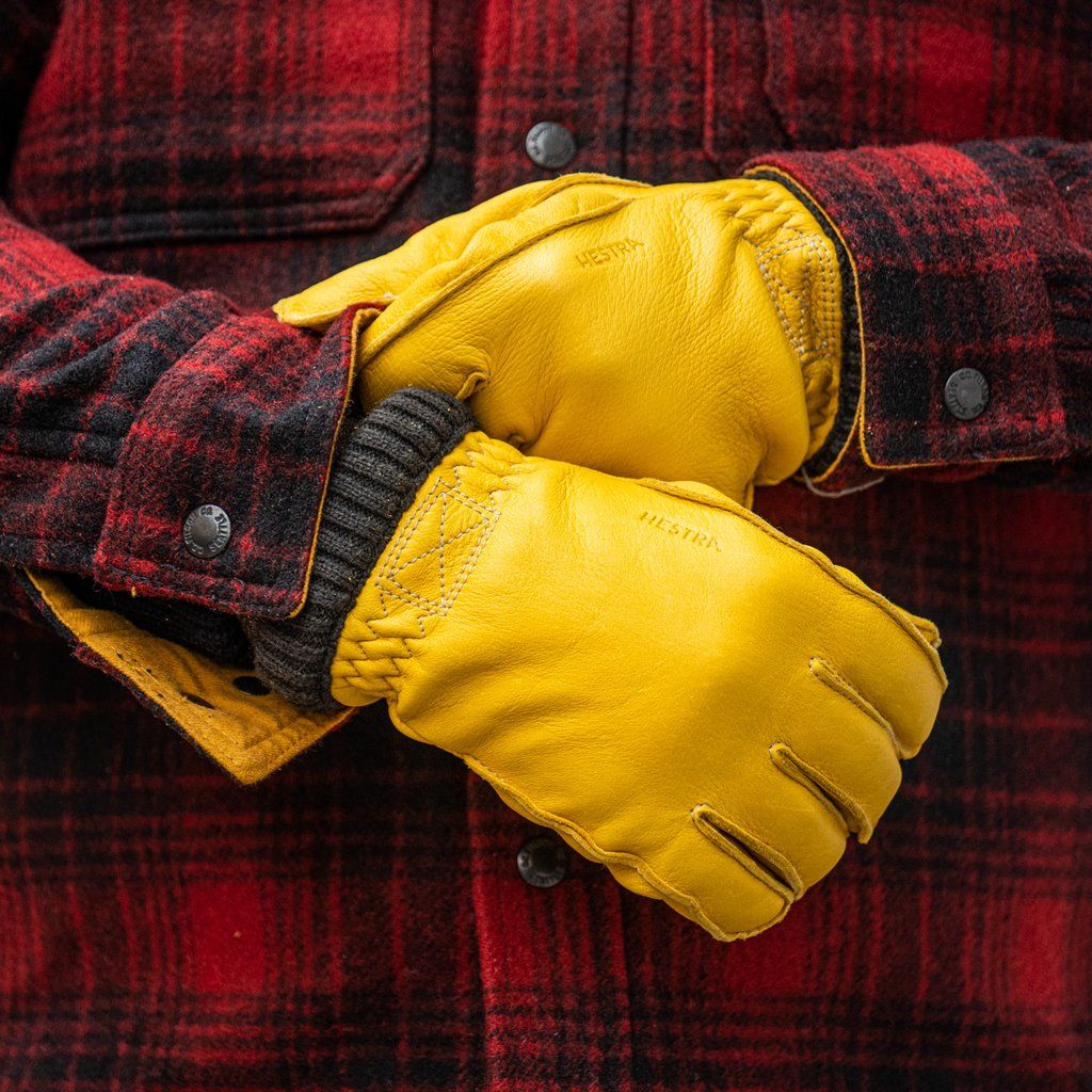 Gloves Deerskin Primaloft - YELLOW - Image 3